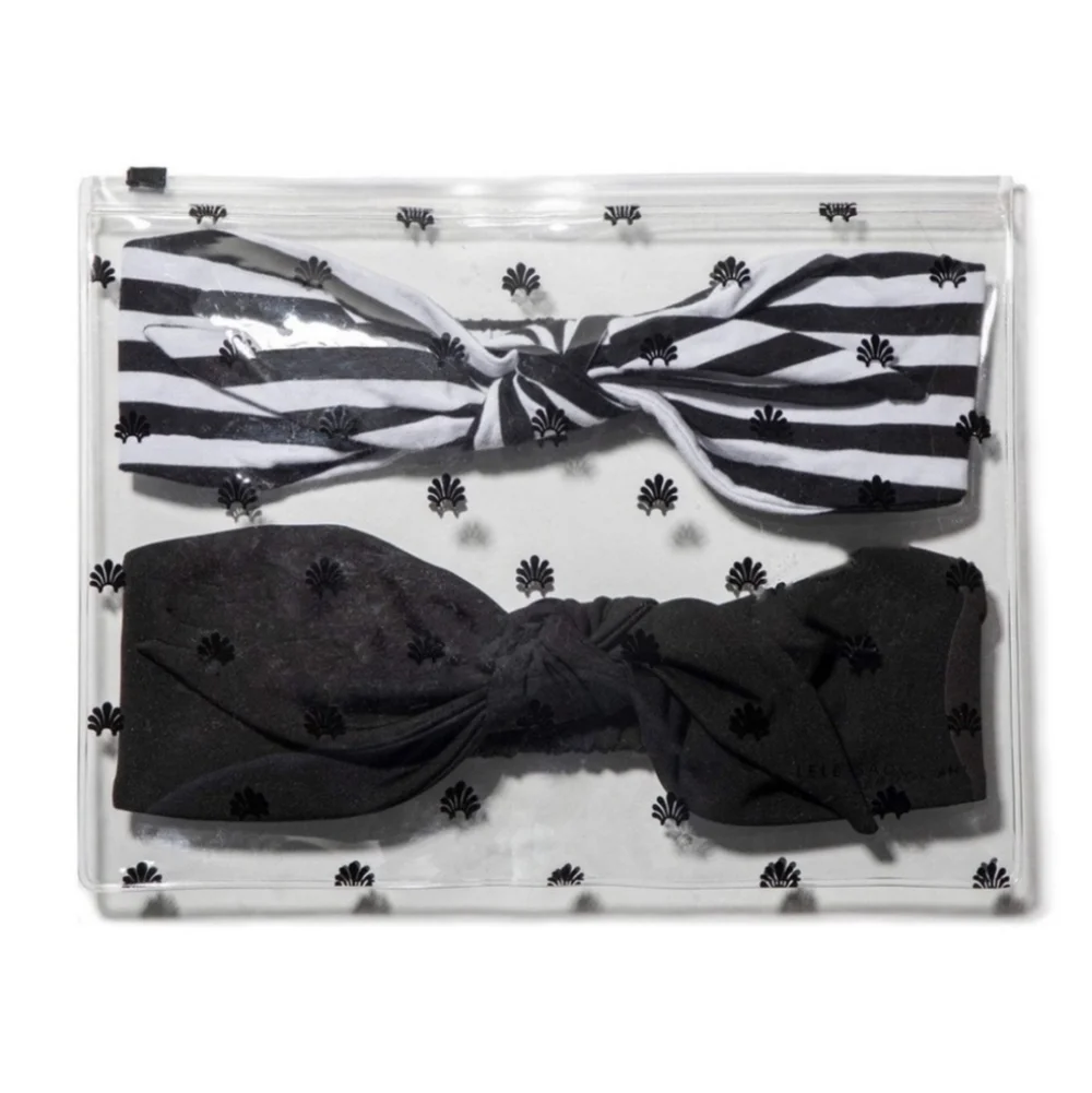 New Lele Sadoughi Set of 2 Betty Headbands, One Size NWT
